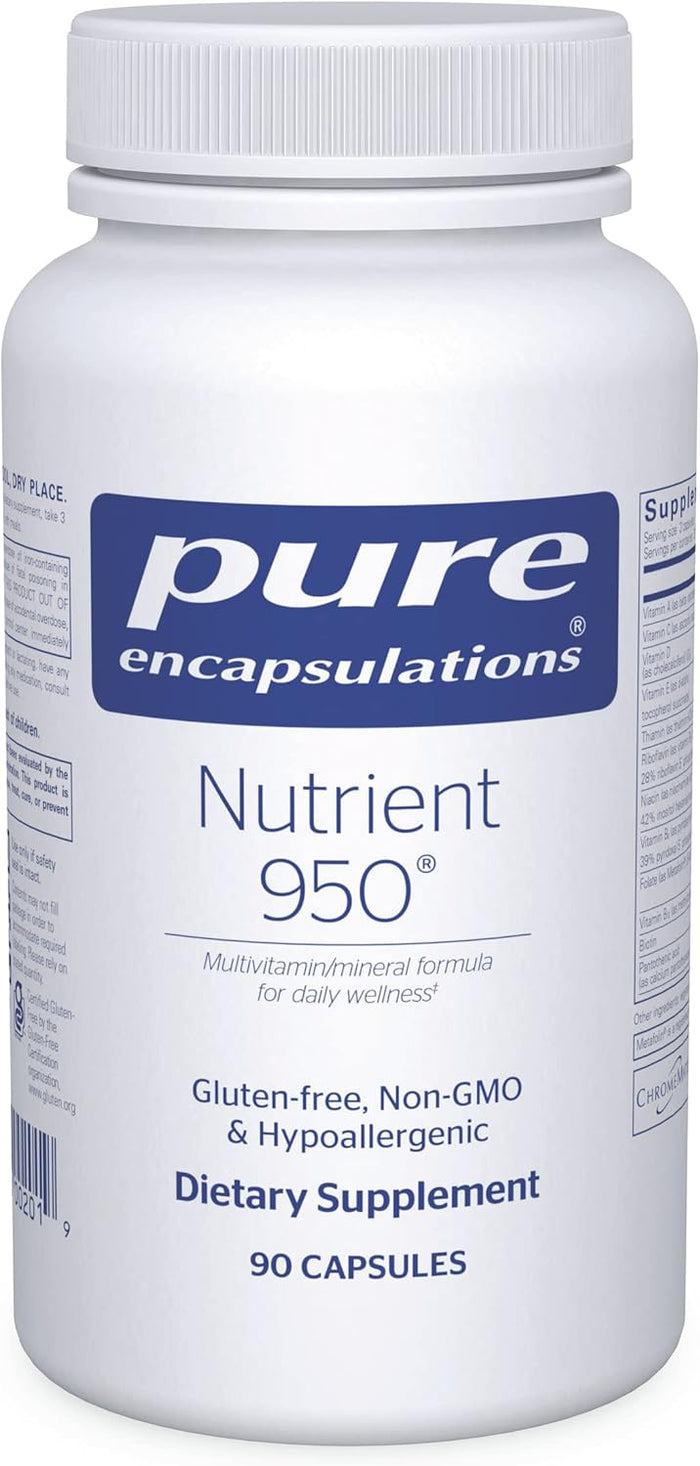 Pure Encapsulations Nutrient 950 | Multivitamin Mineral Supplement to Support Physiological Functions and a Healthy Lifestyle* | 180 Capsules