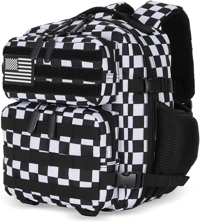 9L Mini Tactical Backpack 9L Assault Pack 9L Tactical Backpack Hiking Fitness Backpack(Colorful Cat's Paw)