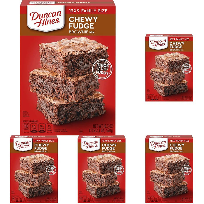 Duncan Hines Brownie Mix, Dark Chocolate Fudge, 18.2 oz.