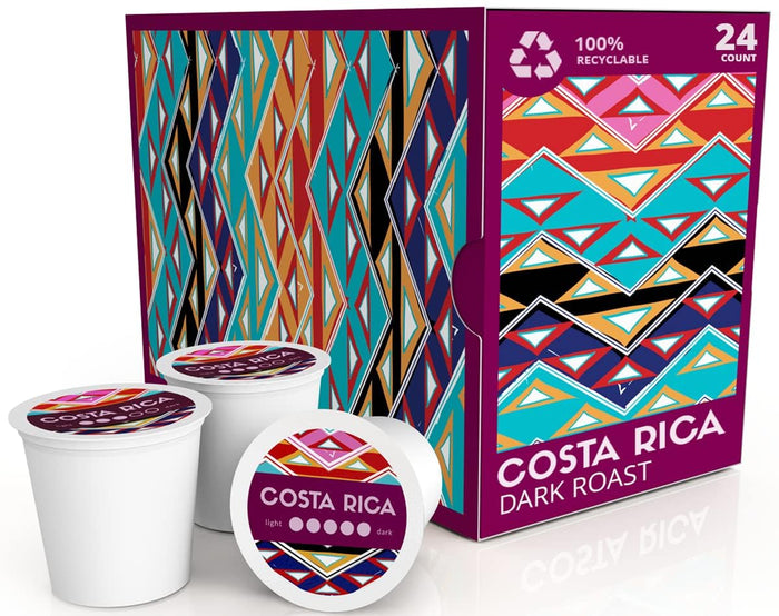 Atlas Coffee Club Coffee Pods – Dark Roast, Single-Origin El Salvador, 24 Count – Compatible with Keurig K-Cup Brewers – 100% Recyclable, Premium Arabica Coffee