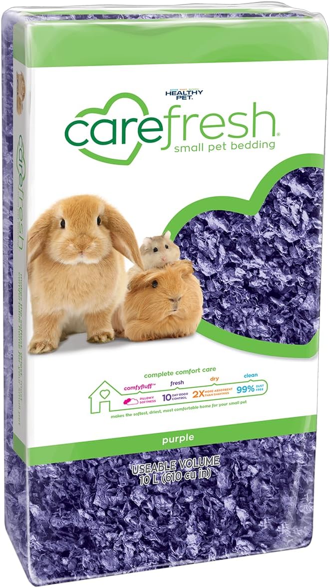 Carefresh 99% Dust-Free Natural Paper Small Pet Bedding with Odor Control, 60 L