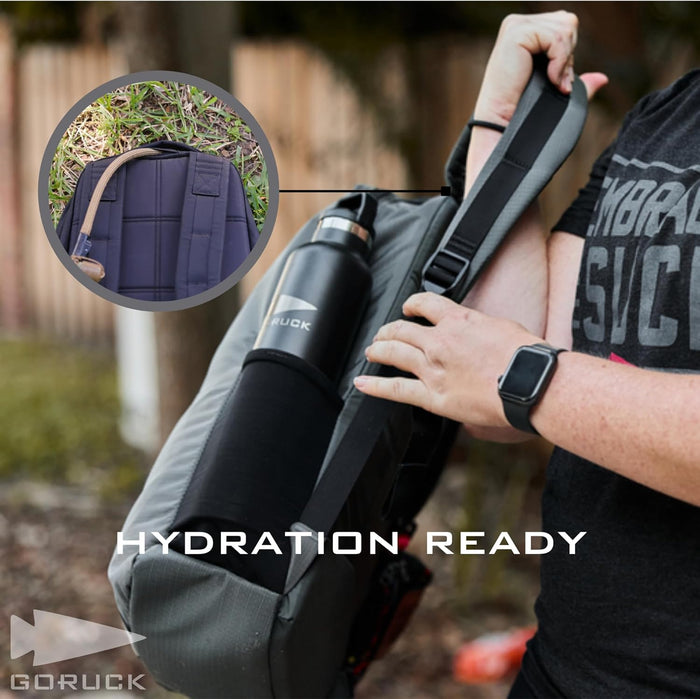 GORUCK Basic Rucker 17L Tactical Backpack – Durable Rucksack & MOLLE Daypack – Military Backpack for Men & Women - for Outdoor, Hiking, Training & Travel – Armored Grey