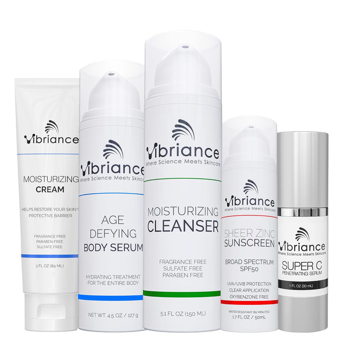 Vibriance Super C Serum for Mature Skin - All-in-One Vitamin Formula Hydrates, Firms, Lifts, Smooths, Targets Age Spots, Wrinkles, 1 fl oz