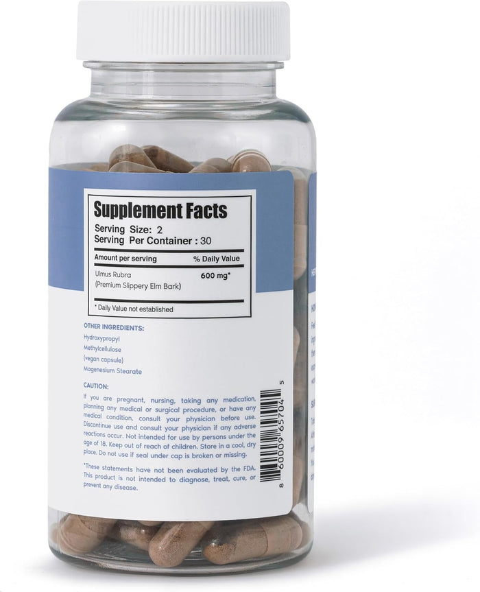 Her Fantasy Box | Slippery Box | Fast-Acting Slippery Elm Capsules for Feminine Wellness & Intimate Moisture Support – 60 Vegan Capsules