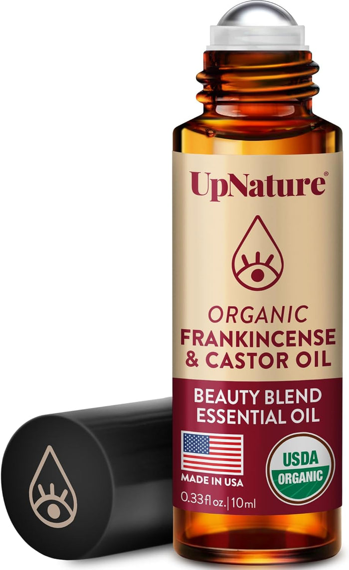 UpNature Calm Essential Oil Roll On - 100% Natural Stress Relief Aromatherapy - Relaxation Self Care Gifts for Women - Nurse Essentials
