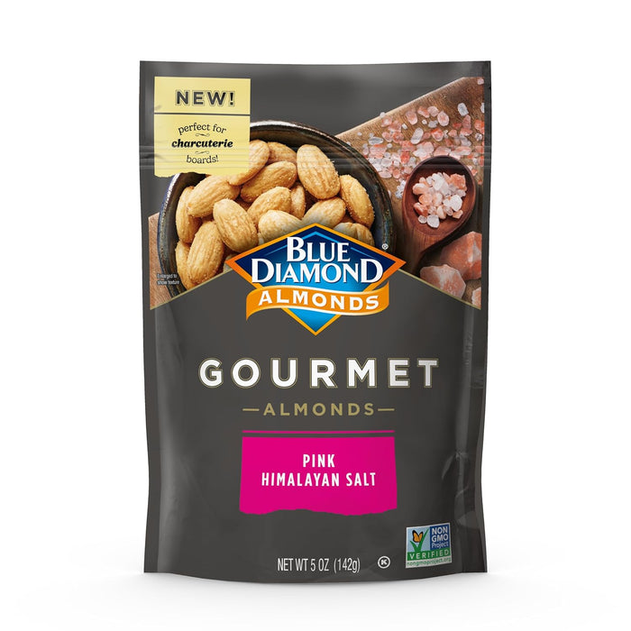 Blue Diamond Almonds, Gourmet Specialty Garlic, Herb, and Olive Oil Flavored Classic Snack Nuts Perfect for Charcuterie, Holidays, Gatherings, or Savory Snack, 5 oz.