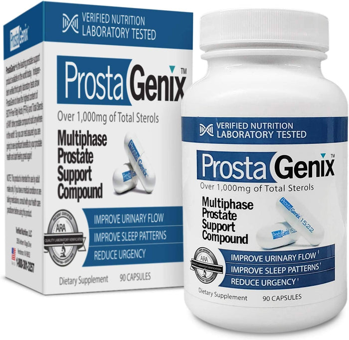 Multiphase Prostate Supplement -5 Bottles- Featured on Larry King Investigative TV Show - Over 1 Million Sold - End Nighttime Bathroom Trips, Urgency, Frequent Urination.