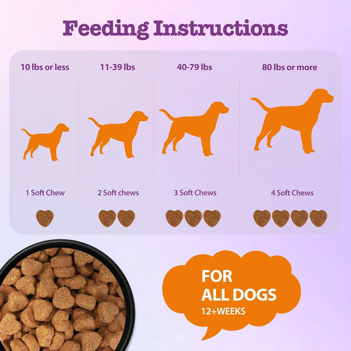 Dog Allergy Chews 200ct Dog Itching Skin Relief Chews for Paw Licking Itchy Skin Relief Supplement with Probiotics Omega 3 Fish Oil Anti Itch Allergy Relief for Dogs Seasonal Allergies Immune Support