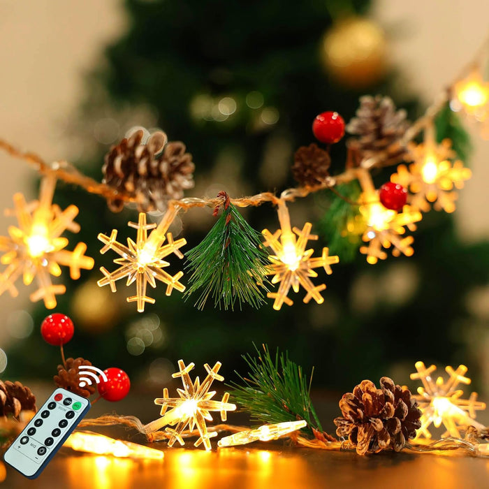 2 Pack Christmas Garland with Lights, Total 38 Feet 80 Led Battery Operated Pre-Lit Long Garland for Stairs Railing Fireplace Mantle Office Door Frame Decor Green Greenery Indoor Outdoor Decorations