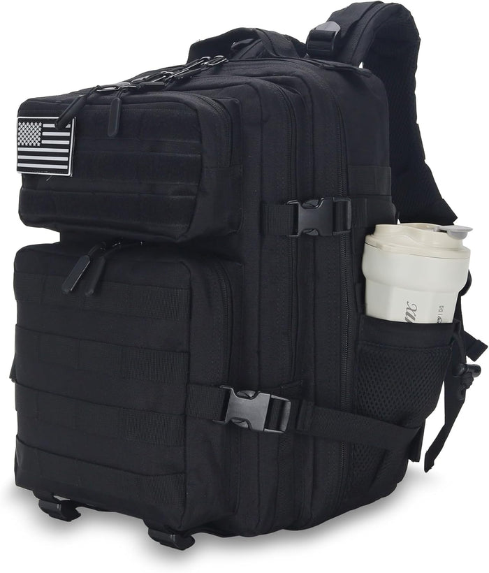 25L Tactical Backpack for Men Women Military Backpack Army Assault Pack Molle Backpack Small Bug Out Bag Travel Rucksack Daypack (Pink Leopard)