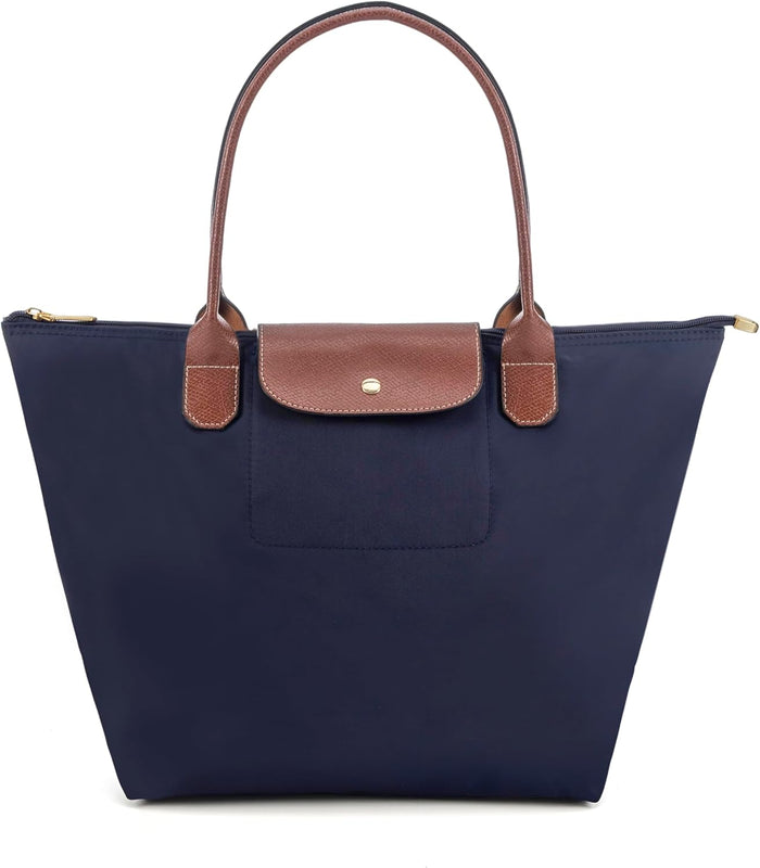 Tote Bag for Women Foldable Shoulder Bag Nylon Weekend Hobo Handbag