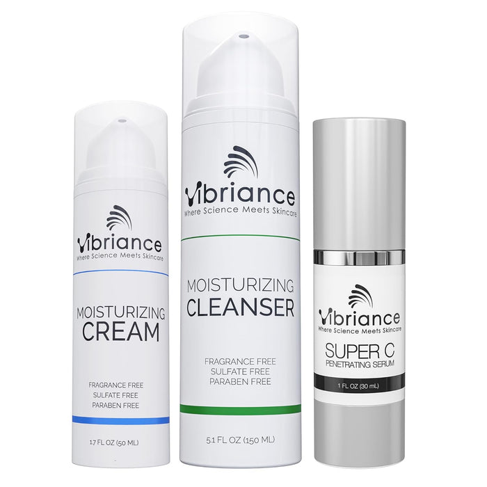 Vibriance Super C Serum for Mature Skin - All-in-One Vitamin Formula Hydrates, Firms, Lifts, Smooths, Targets Age Spots, Wrinkles, 1 fl oz