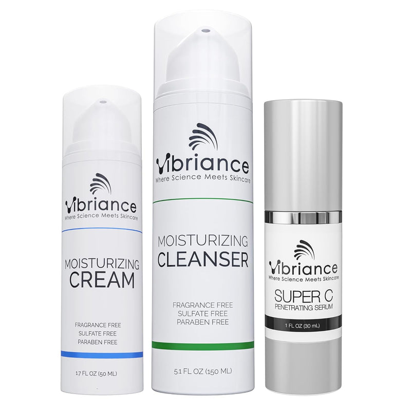 Vibriance Super C Serum for Mature Skin - All-in-One Vitamin Formula Hydrates, Firms, Lifts, Smooths, Targets Age Spots, Wrinkles, 1 fl oz