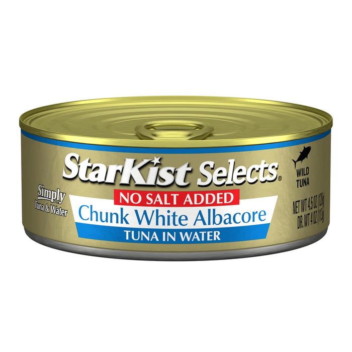 StarKist Selects Solid Light Tuna in Water Can, Tuna in Water , 4.5 Ounce (Pack of 12)