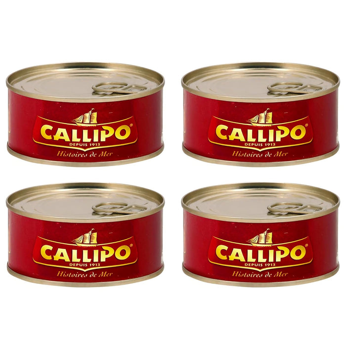 Italian Canned Tuna in Olive Oil Callipo 5.6 Oz (Pack of 4)