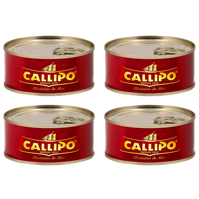 Italian Canned Tuna in Olive Oil Callipo 5.6 Oz (Pack of 4)