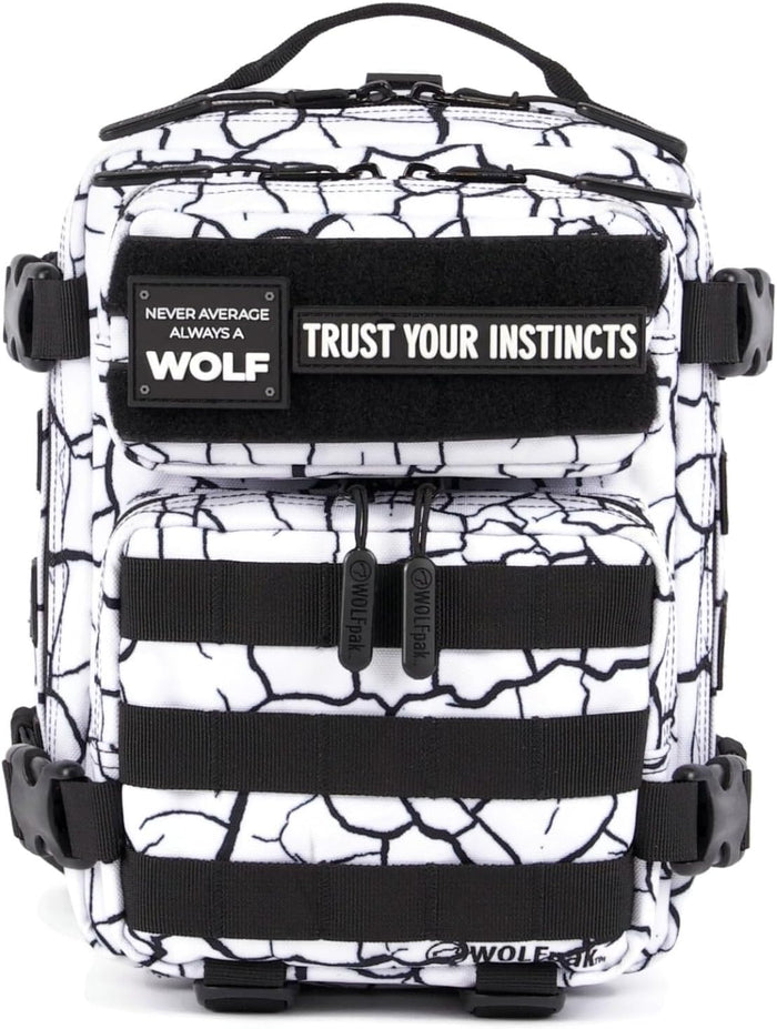WOLFpak 9L Mini Tactical Backpack for Men & Women | Compact, Small Everyday Carry Bag for Gym, School, Travel | Durable, Water-Resistant Daypack with Molle System and Patch Panel (Black Neon Pink)