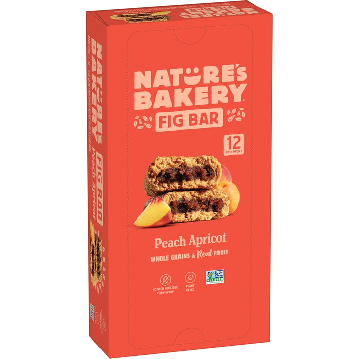 Nature's Bakery Whole Wheat Fig Bars, Real Fruit, Strawberry, 12 Twin packs