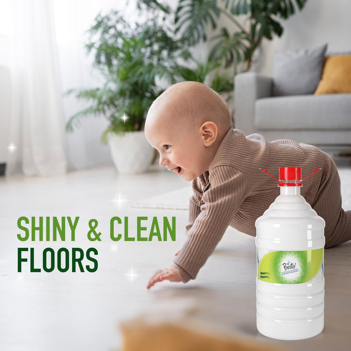 Amazon Brand - Presto! Phenyl Floor Cleaner | 5 Litre | Suitable For Hospitals, Homes, Offices | 10X Cleaning Power | Fights Germs