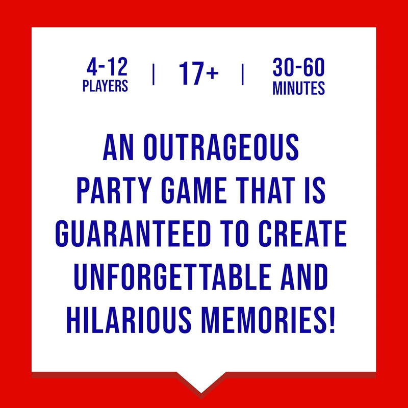 Never Have I Ever | The Kinda Dirty Classic Edition Adult Party Game of Poor Life Decisions for Interactive Game Night | Funny Outgoing Interactive Adult Icebreaker for Groups | Ages 17+ Rated