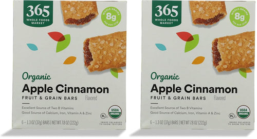 365 by Whole Foods Market Organic Cereal Bars Variety Pack - Apple, Strawberry, Mixed Berry, Blueberry (6 Count Each, 7.8 Ounce Boxes)