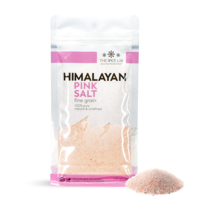 The Spice Lab Himalayan Salt - Coarse 2.2 Lb / 1 Kilo - Pink Himalayan Salt is Nutrient and Mineral Dense for Health - Gourmet Pure Crystal - Kosher & Natural Certified