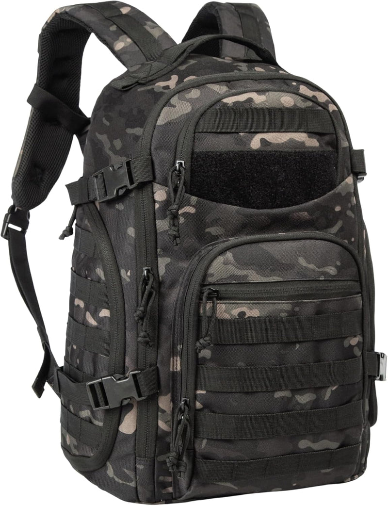 TRAILKICKER Tactical Laptop Backpack Military Backpack for Men Black Tactical Bag Backpack