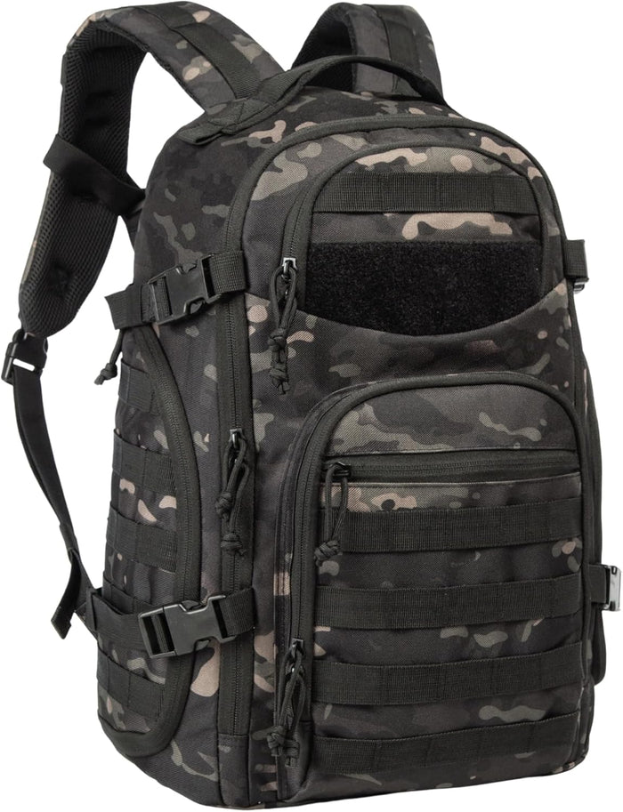TRAILKICKER Military Tactical Backpack for Men, 35L Tactical Laptop Backpack, Tactical Bag Bug Out Bag, Army 3 Days Assault Pack - Red