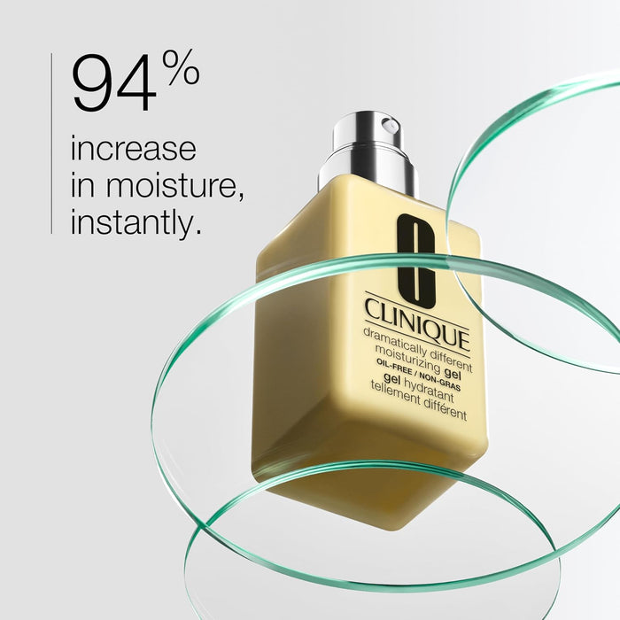Clinique 3-Step Dramatically Different Moisturizing Oil Free Gel | Face Moisturizer For Combination Oily to Oily Skin Types