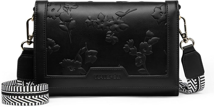 Crossbody Bags for Women RFID Vegan Leather Small Phone Passport Holder Travel Wallet Shoulder Purses for Ladies Handbags