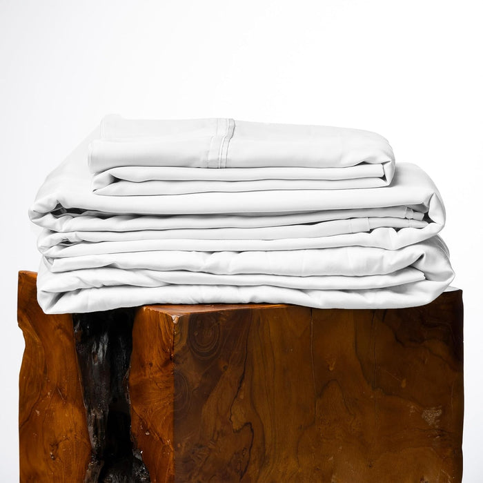 Olive + Crate Eucalyptus California King Size Sheets Set - Cooling Bed Sheets for Hot Sleepers - Hypoallergenic Bedding, Deep Pocket Sheet - 100% Tencel Lyocell bedsheets sets - Ivory, 72"x 84"