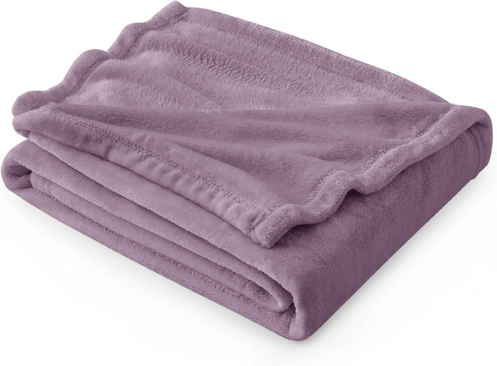 Bedsure Soft Plush Bed Blankets - Lightweight Fuzzy Cozy Luxury Blanket