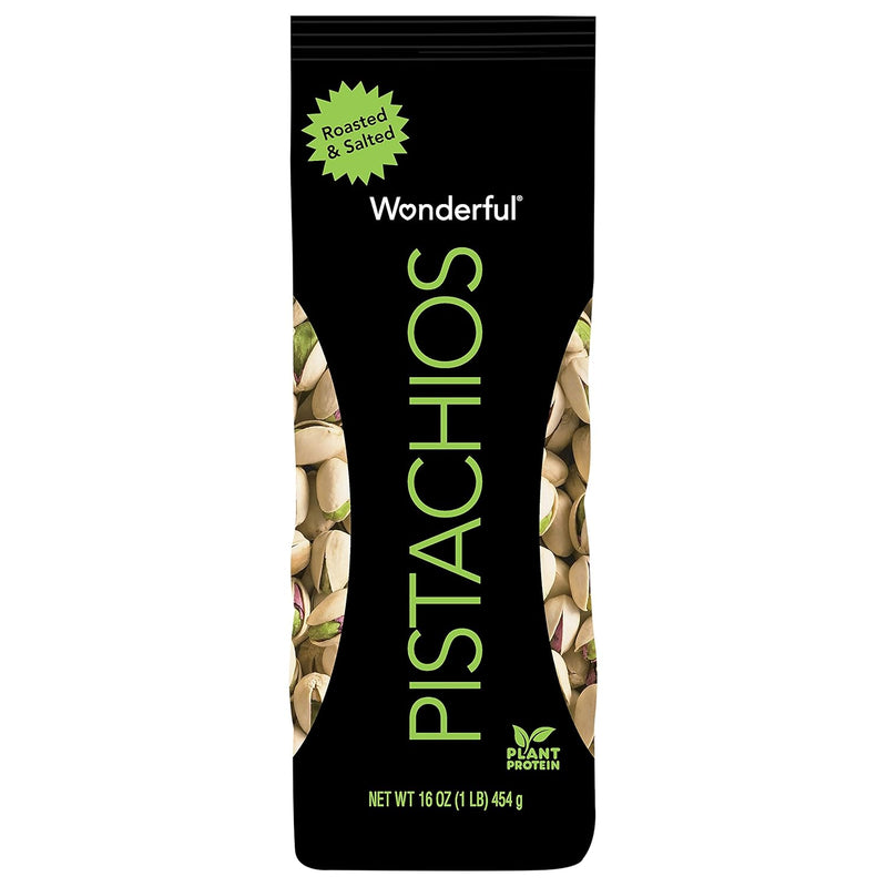 Wonderful Pistachios In Shell, Roasted & Salted Nuts, 48 Ounce Resealable Bag, Protein Snacks, Bulk Snacks, Healthy Snacks for Adults