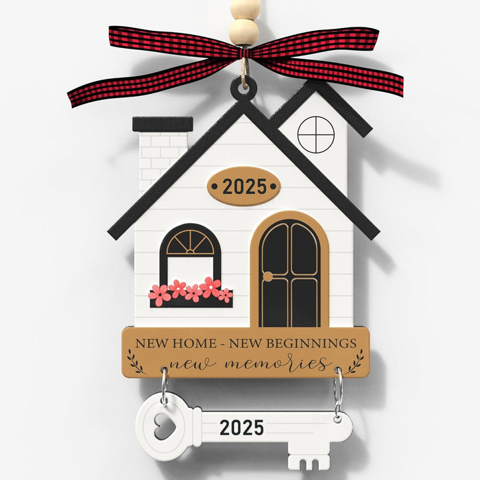 House Warming Gifts New Home - Housewarming Gifts for New House - Housewarming Gift Presents for Women, Couple - New House New Beginning -New House Owners Gift Ideas - Wooden Home Ornament 2025