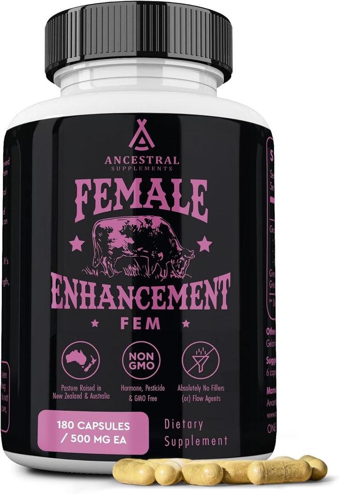 Ancestral Supplements Grass Fed Beef Liver 180 Capsules, Supports Energy Production, Detoxification, Digestion, Immunity and Full Body Wellness, Non-GMO, Freeze Dried Liver Health Supplement