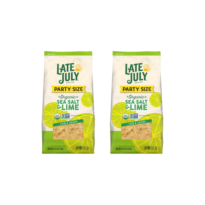 Late July Sea Salt Organic Tortilla Chips, 10.1 Oz Bag