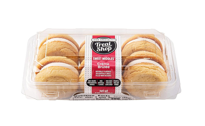 Our Specialty Carrot Cake Sweet Middles Sandwich Cookies - Made in a Peanut and Nut Free Facility, Pack of 12 Sandwich Cookies