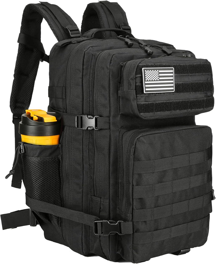 45L Tactical Assault Backpack 3 day assault pack with Molle Waterproof backpack Rucksack for Tactical Backpacks (Fluorescent Green)