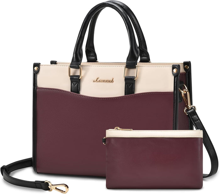 LOVEVOOK Purses and Handbags for Women,Stylish Tote Shoulder Satchel Bag PU Leather Crossbody Top Handle Bags with Zipper
