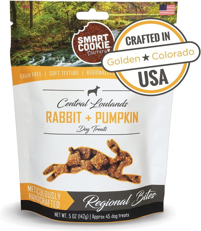 Smart Cookie All Natural Dog Treats - Wild Boar & Sweet Potato - Training Treats for Dogs with Allergies, Sensitive Stomachs - Soft Dog Treats, Chewy, Grain Free, Human-Grade, Made in USA - 5oz Bag