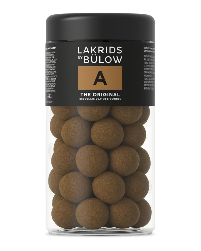 LAKRIDS BY BÜLOW - D - Salt & Caramel - 10.4 oz - Chocolate Coated Gourmet Licorice - Authentic Scandinavian Candy Produced in Denmark