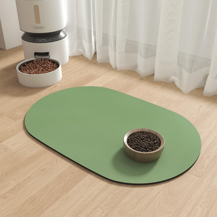 Absorbent Dog Food Mat-Cat Dog Mat for Food and Water Bowl, Quick Dry Pet Food Mat, No Stains Dog Feeding mat, Dog Accessories Pet Supplies Mat-Dog Water Bowl Mat for Messy Drinkers
