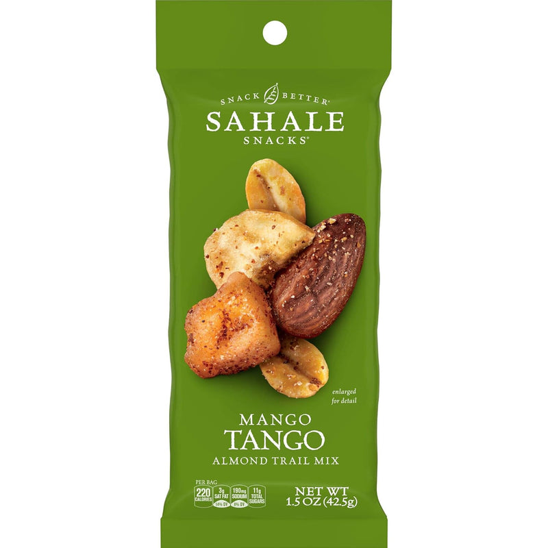 Sahale Snacks Berry Macaroon Almond Trail Mix, 7 oz Pouches (1 Pack) - Dry-Roasted Deluxe Mixed Nuts - Coconut, Blueberries & Apples - Non-GMO, Kosher Trail Mix & Certified Gluten-Free Snacks