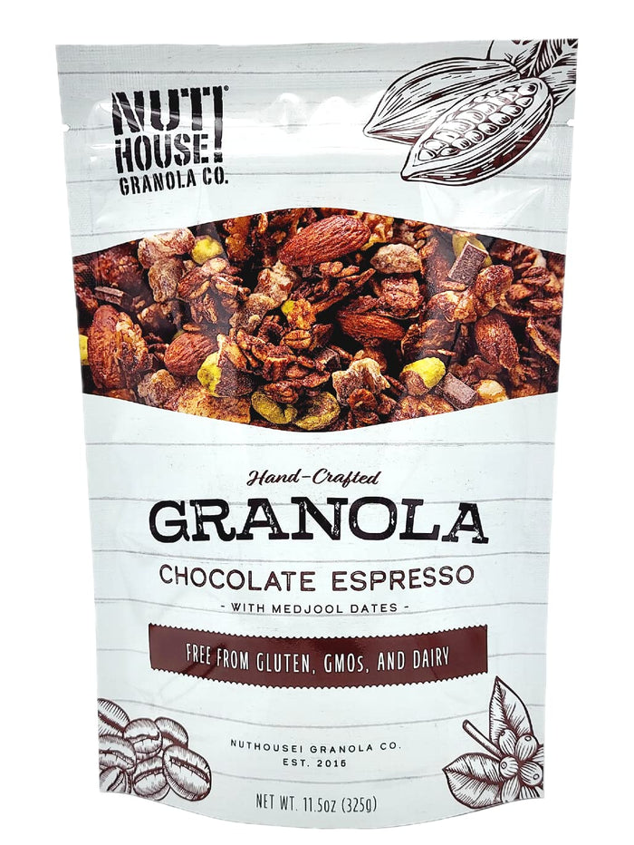 NutHouse! Granola Company - Premium Original Recipe Granola | Certified Gluten-Free, Non-GMO, Kosher | Vegan, Soy-Free | 12 oz. Bag (3-Pack)