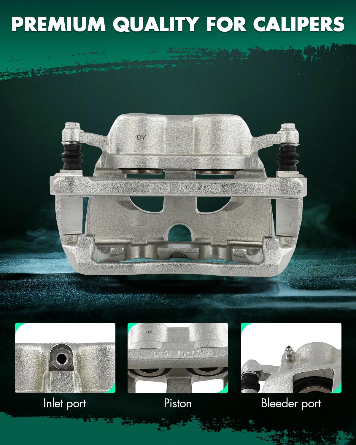 SCITOO 18B5175 18B5174 Rear Left & Right Disc Brake Calipers Assembly w/Bracket For Dodge For Ram 2500 2009-2010,For Dodge For Ram 3500 2009-2010,For Ram For 2500 2011-2018,For Ram For 3500 2011-2018