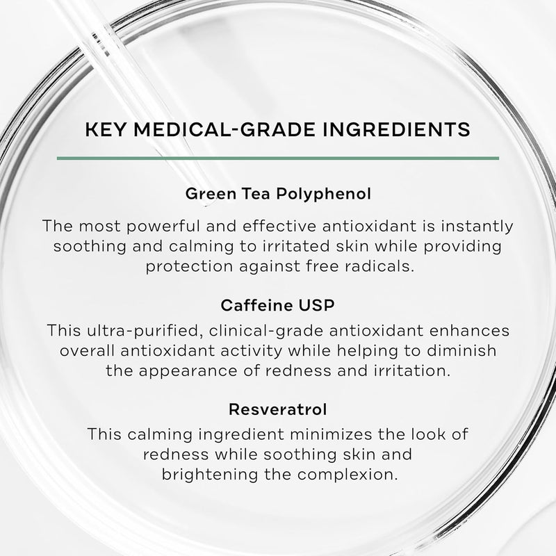 Replenix Redness Reducing Triple AOX Cream, Hydrating Medical-Grade Antioxidant Facial Treatment with Soothing Green Tea for Sensitive Skin (1 fl. oz)