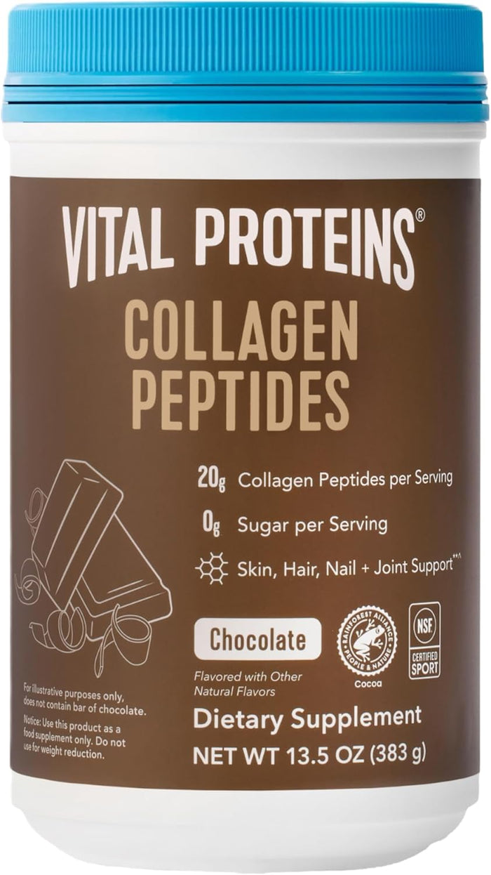 Vital Proteins Collagen Peptides Powder - Grass Fed Collagen Peptides for Hair, Nail, Skin, Bone & Joint Health, Unflavored, 27 Servings