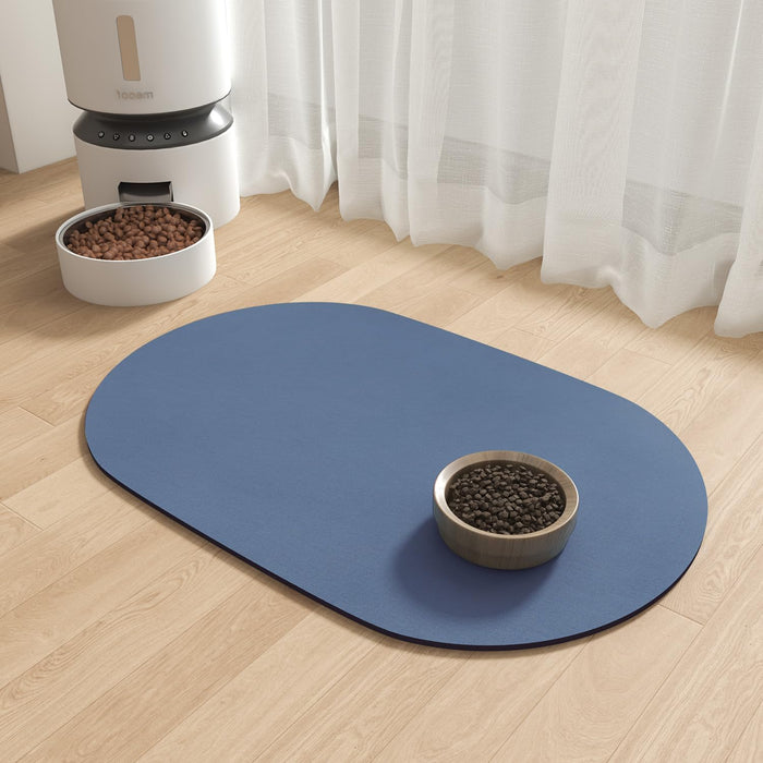 Absorbent Dog Food Mat-Cat Dog Mat for Food and Water Bowl, Quick Dry Pet Food Mat, No Stains Dog Feeding mat, Dog Accessories Pet Supplies Mat-Dog Water Bowl Mat for Messy Drinkers