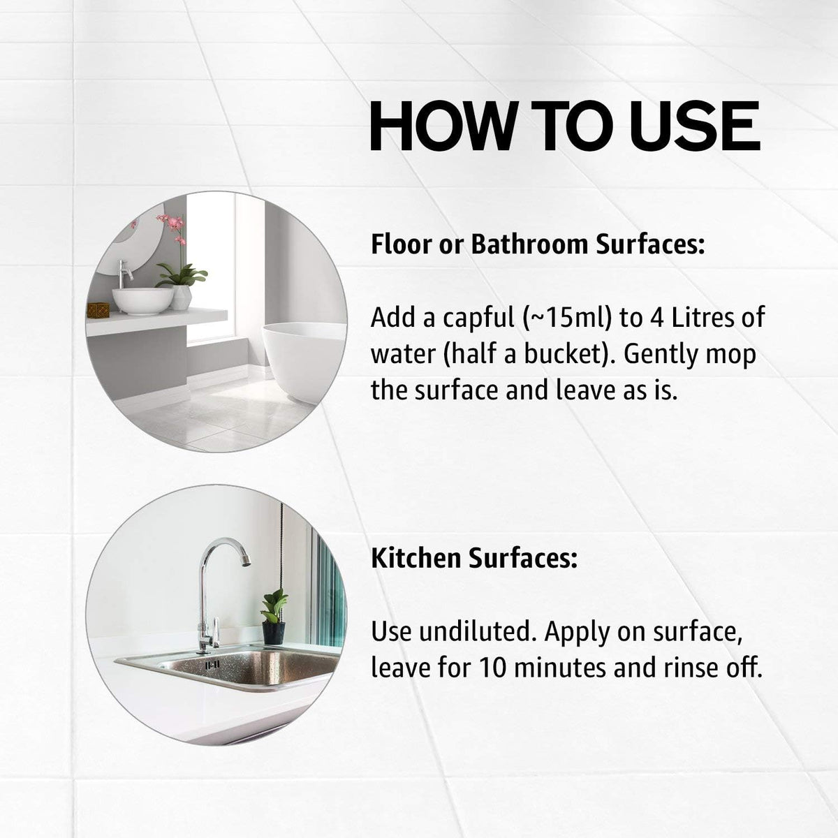 Amazon Brand - Presto! Professional Disinfectant Floor & Surface Cleaner | Citrus | 10 Litre | Kills 99.9% Germs