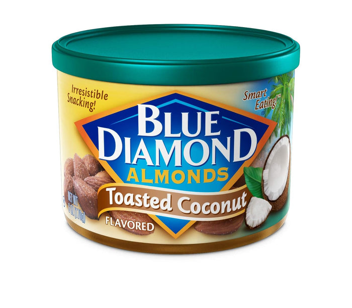 Blue Diamond Almonds, Snack Nut Flavored Honey Butter perfect for on-the-go and snacking, 6 Ounce Can